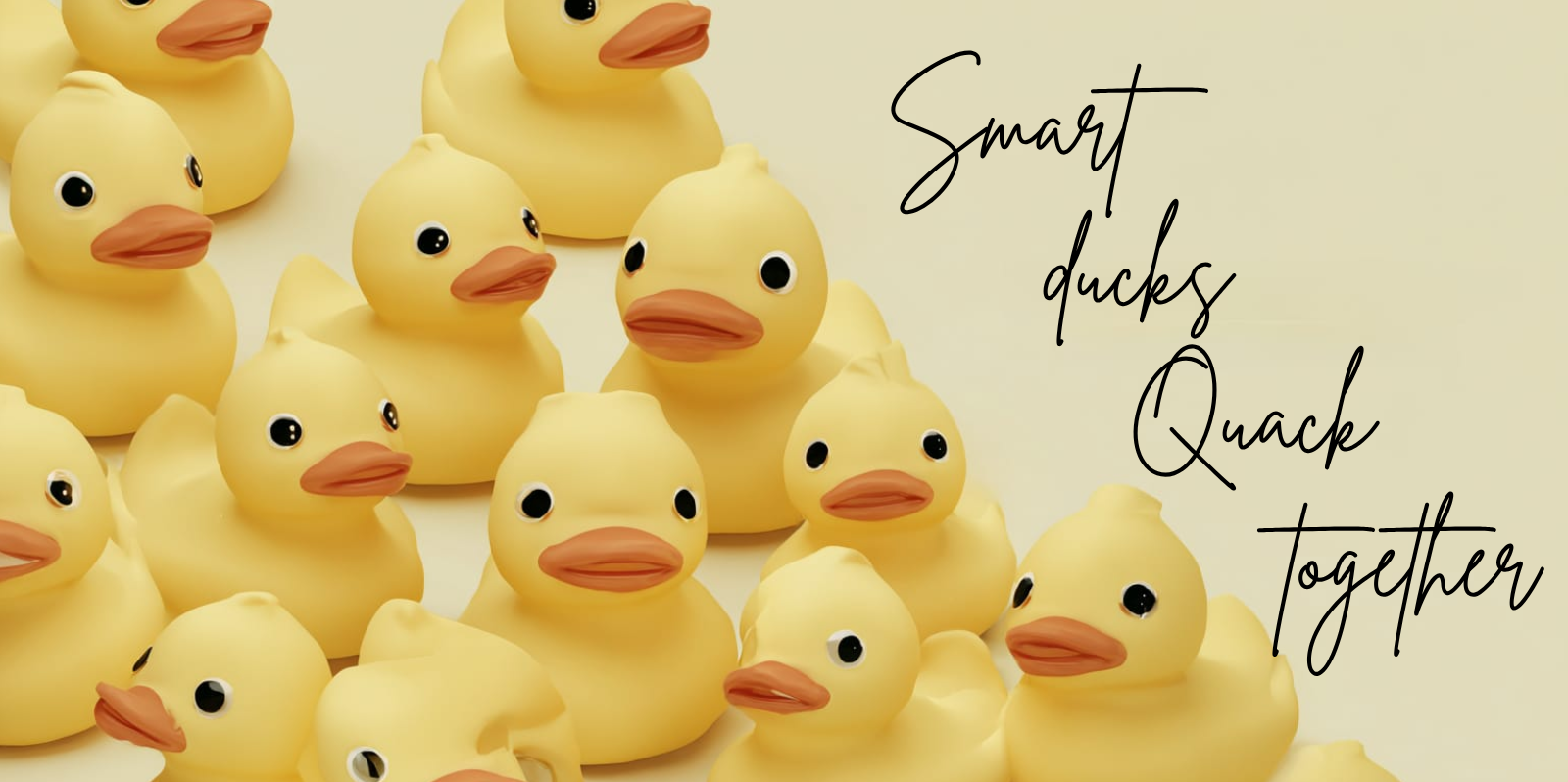 Smart ducks quack together